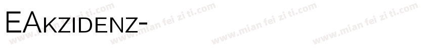EAkzidenz字体转换