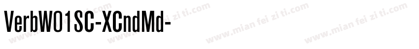 VerbW01SC-XCndMd字体转换