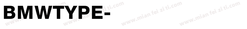 BMWTYPE字体转换