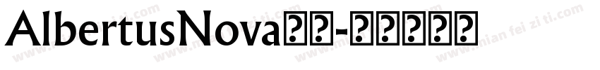 AlbertusNova字体字体转换
