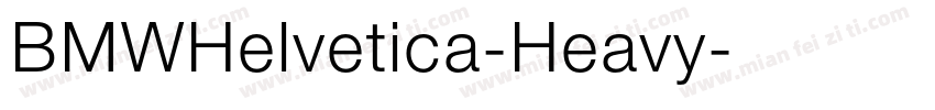 BMWHelvetica-Heavy字体转换