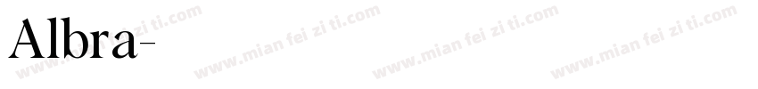 Albra字体转换