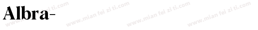 Albra字体转换