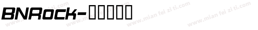 BNRock字体转换
