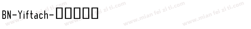 BN-Yiftach字体转换