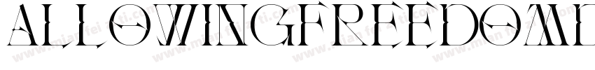 AllowingFreedomDemo字体转换