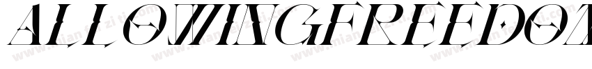 AllowingFreedomDemo字体字体转换