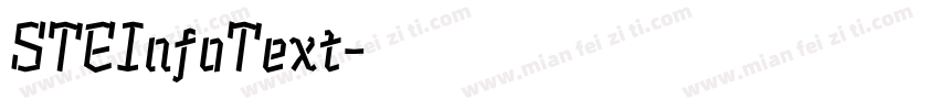 STEInfoText字体转换