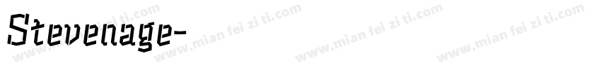 Stevenage字体转换