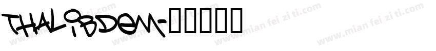 ThalibDEM字体转换