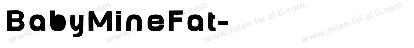 BabyMineFat字体转换