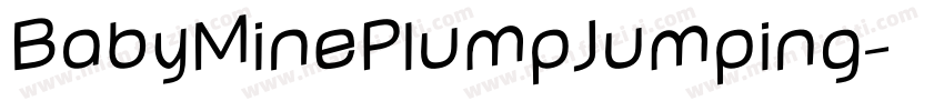 BabyMinePlumpJumping字体转换