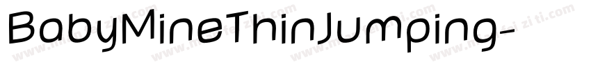 BabyMineThinJumping字体转换