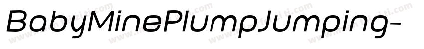 BabyMinePlumpJumping字体转换