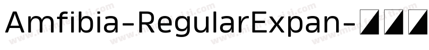 Amfibia-RegularExpan字体转换