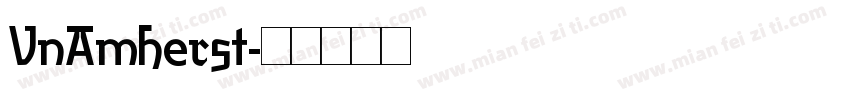 VnAmherst字体转换