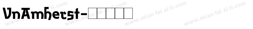 VnAmherst字体转换
