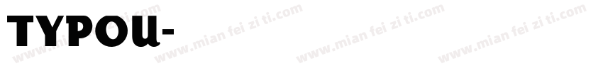 typou字体转换