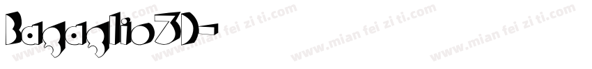 Bagaglio3D字体转换