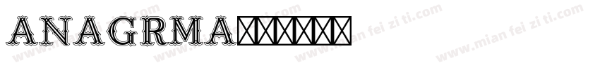 anagrma字体转换