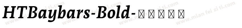 HTBaybars-Bold字体转换