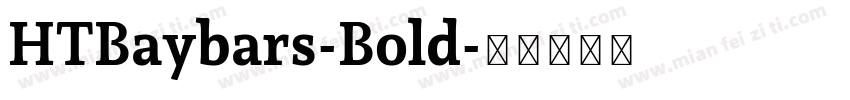HTBaybars-Bold字体转换