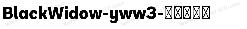 BlackWidow-yww3字体转换