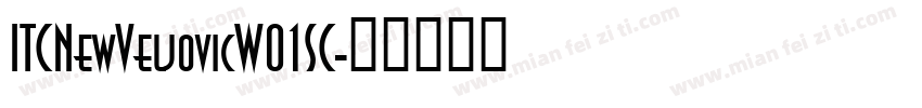 ITCNewVeljovicW01SC字体转换
