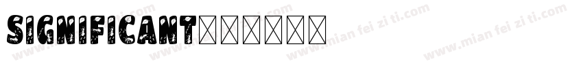 Significant字体转换