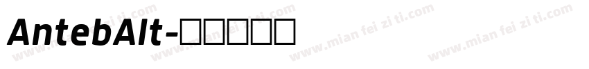 AntebAlt字体转换