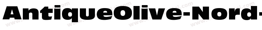 AntiqueOlive-Nord字体转换