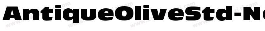 AntiqueOliveStd-NordItalic字体转换