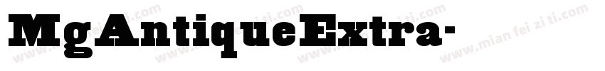 MgAntiqueExtra字体转换 MgAntiqueExtra字体转换