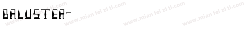 Baluster字体转换