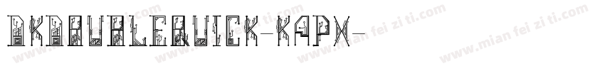 Dkdoublequick-Kapy字体转换