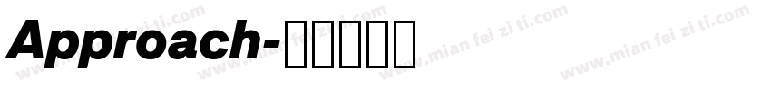Approach字体转换