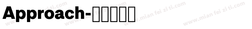 Approach字体转换