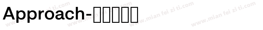 Approach字体转换