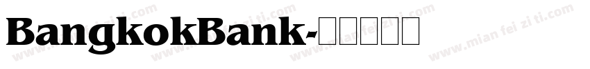 BangkokBank字体转换
