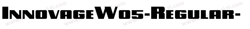 InnovageW05-Regular字体转换