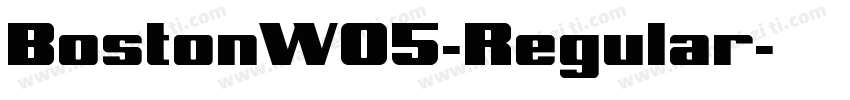 BostonW05-Regular字体转换
