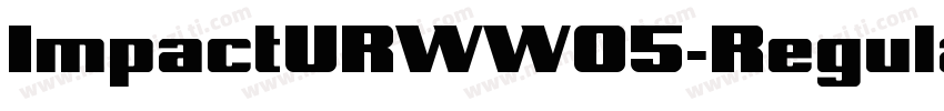 ImpactURWW05-Regular字体转换
