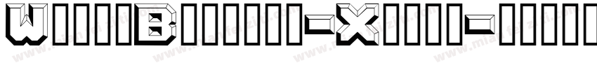 WhiteBowling-X3dqg字体转换
