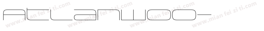 AtlanW00字体转换