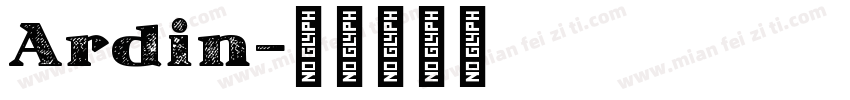 Ardin字体转换