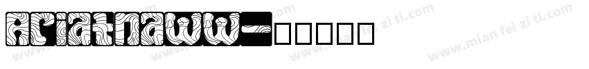 Ariatnaww字体转换