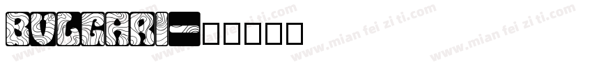 BVLGARI字体转换