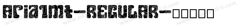Aria1mt-REGULAR字体转换