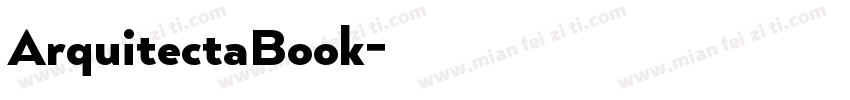 ArquitectaBook字体转换