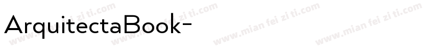 ArquitectaBook字体转换